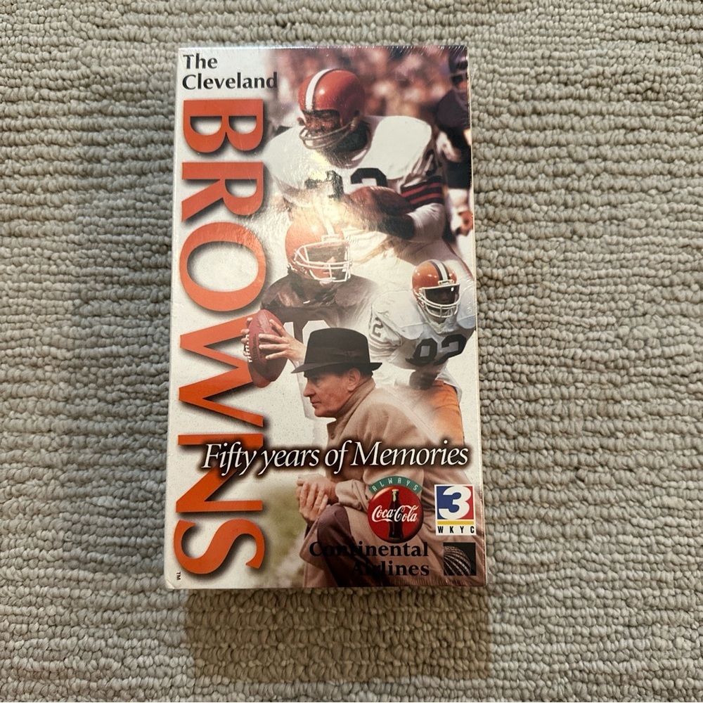 The Cleveland‎ Browns 50 Years Of Memories VHS NEW​